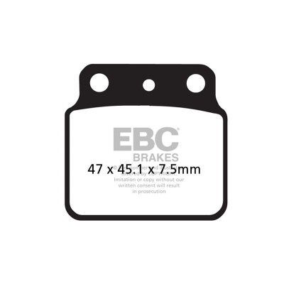Pastilhas de freio sinterizadas off-road EBC FA137R