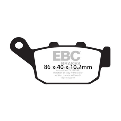 Pastilhas de freio sinterizadas EBC FA140HH