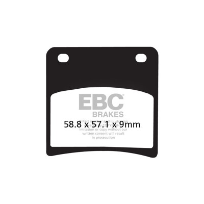 Pastilhas de freio orgânicas EBC FA146