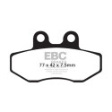 Pastilhas de freio orgânicas EBC FA167