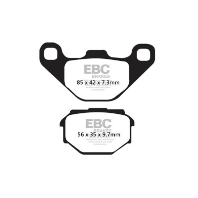 Pastilhas de freio orgânicas EBC FA173