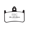 Pastilhas de freio orgânicas EBC FA187