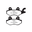 Pastilhas de freio orgânicas EBC FA197