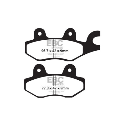 Pastilhas de freio orgânicas EBC FA197