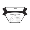 Pastilhas de freio esportivas sinterizadas EBC HH FA200HH