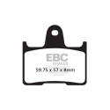 Pastilhas de freio orgânicas EBC FA254