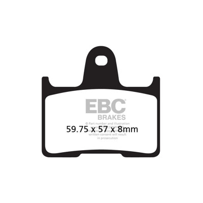 Pastilhas de freio orgânicas EBC FA254