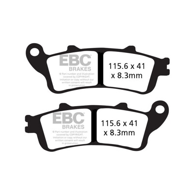 Pastilhas de freio semi-sinterizadas EBC V-PAD FA261V