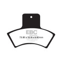 Pastilhas de freio orgânicas off-road EBC FA270TT