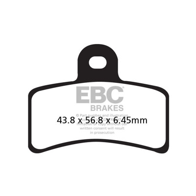 Pastilhas de freio orgânicas EBC FA291