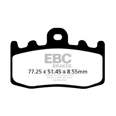Pastilhas de freio esportivas sinterizadas EBC FA335HH