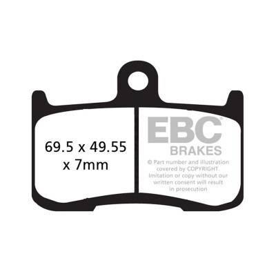 Pastilhas de freio esportivas sinterizadas EBC FA347HH