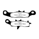 Pastilhas de freio sinterizadas EBC FA349R para off-road