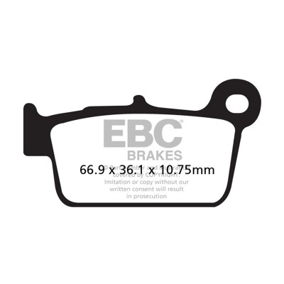 Pastilhas de freio off-road EBC FA367TT