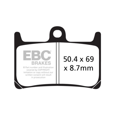 Pastilhas de freio esportivas sinterizadas EBC FA380HH