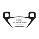 Pastilhas de freio sinterizadas para motocross EBC FA395R