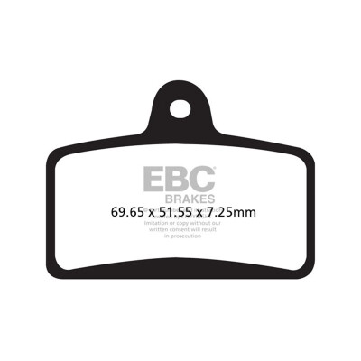 Pastilhas de freio orgânicas EBC FA399