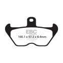 Pastilhas de freio esportivas sinterizadas EBC FA407HH