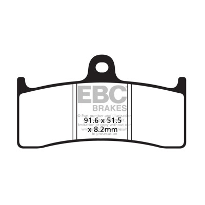 Pastilhas de freio esportivas sinterizadas EBC HH FA424HH