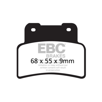 Pastilhas de freio esportivas sinterizadas EBC FA432HH