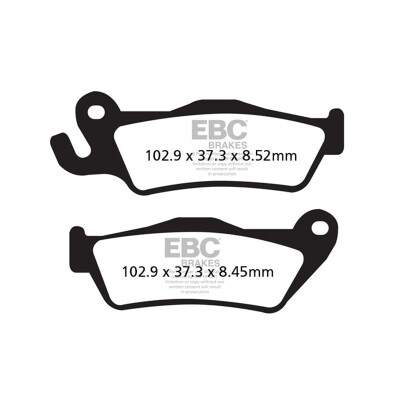 Pastilhas de freio esportivas sinterizadas EBC HH FA438HH