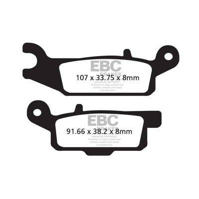 Pastilhas de freio sinterizadas off-road EBC FA444R