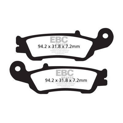 Pastilhas de freio orgânicas para motocross EBC FA450TT