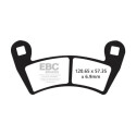 Pastilhas de freio orgânicas para motocross EBC FA452TT