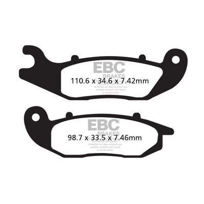 Pastilhas de freio sinterizadas para motocross EBC FA465R
