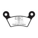 Pastilhas de freio orgânicas EBC FA473