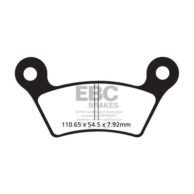 Pastilhas de freio semi-sinterizadas EBC V-PAD FA473V
