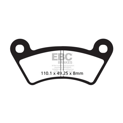 Pastilhas de freio off-road EBC FA482TT