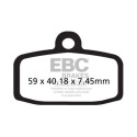 Pastilhas de freio sinterizadas para motocross EBC FA612R