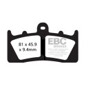 Pastilhas de freio esportivas sinterizadas EBC HH FA613HH