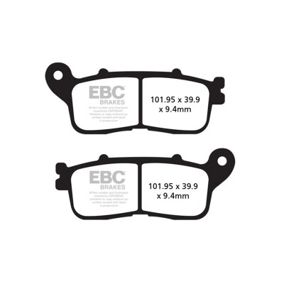 Pastilhas de freio sinterizadas EBC Sportbike FA636HH