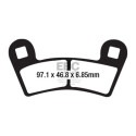 Pastilhas de freio sinterizadas para motocross EBC FA657R