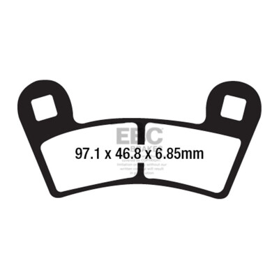Pastilhas de freio sinterizadas para motocross EBC FA657R