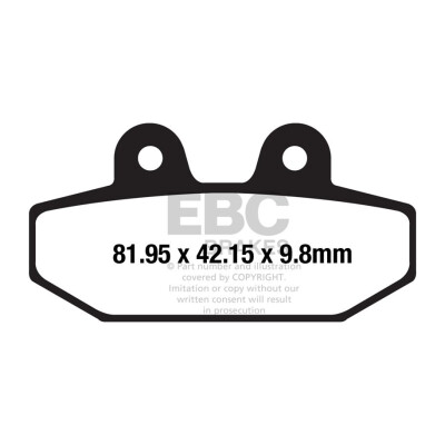 Pastilhas de freio esportivas sinterizadas EBC HH FA710HH