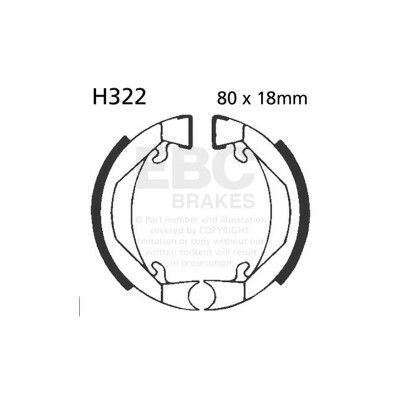 Kit de freio para motocicleta EBC H322