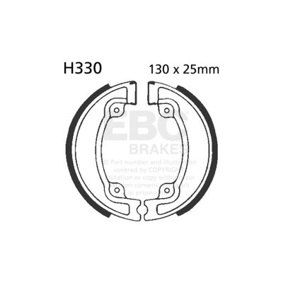 Kit de sapata de freio EBC H330