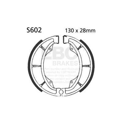 Kit de sapata de freio EBC S602