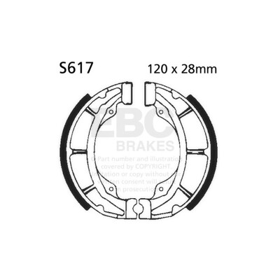 Kit de freio para motocicleta EBC S617