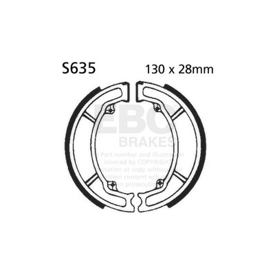 Kit de sapata de freio EBC S635