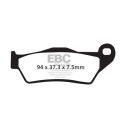 Pastilhas de freio orgânicas para scooter EBC SFA181