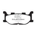 Pastilhas de freio sinterizadas para scooter EBC SFA199HH