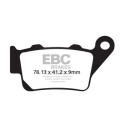 Pastilha de freio sinterizada EBC SFA213HH para scooters