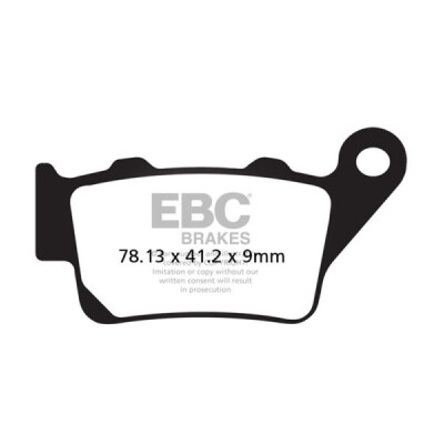 Pastilha de freio sinterizada EBC SFA213HH para scooters