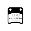 Pastilhas de freio orgânicas para scooter EBC SFA233
