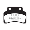Pastilhas de freio orgânicas para scooter EBC SFA235