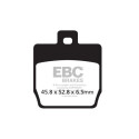 Pastilhas de freio orgânicas para scooter EBC SFA268